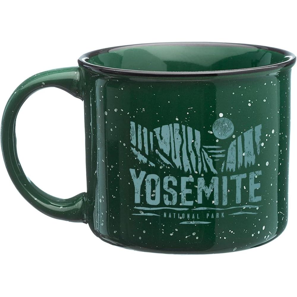 image:imageBlack Lantern Coffee Mugs  Speckled Ceramic Coffee Mug  Microwable Coffee Cup with Handle  Tea Mugs for Men and Women  Rustic Yosemite National Park Ceramic Mug