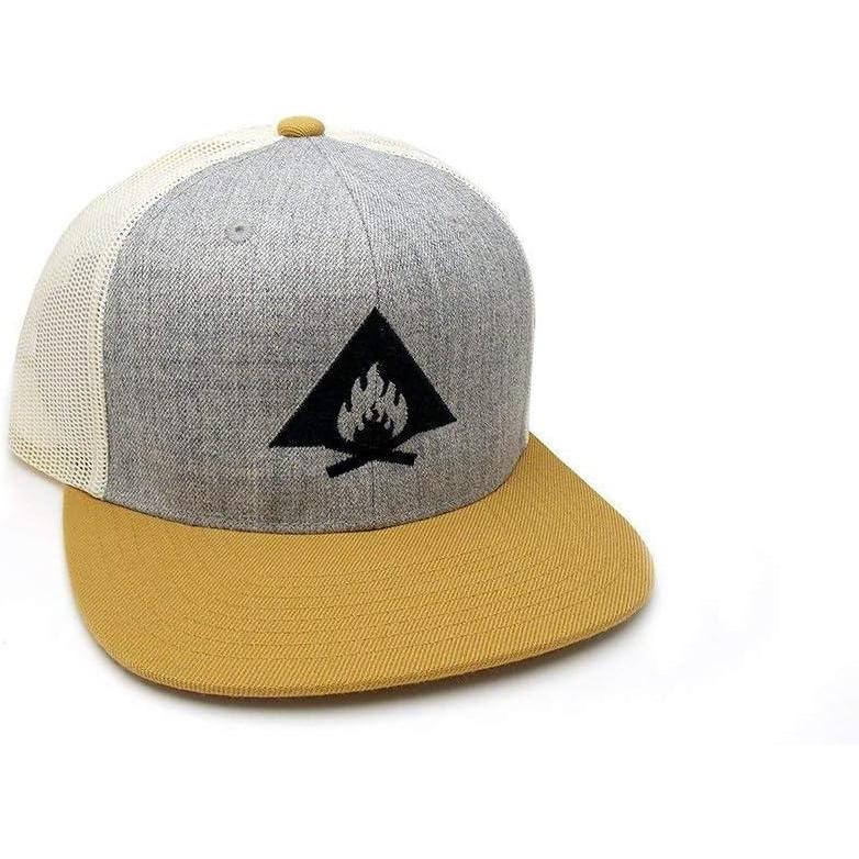 image:imageTrucker Hats by Black Lantern  Bonfire Three Tone Trucker Cap with Mesh Back