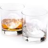 image:imageFull Moon Whiskey Glass Set  Two 11oz Tumbler Glasses with Full Moon Screen Print