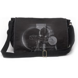 Black Lantern Messenger Bag – Vintage Canvas Crossbody Satchel for Men & Women, Stylish Shoulder Bag for Work or Travel(Deep Space)