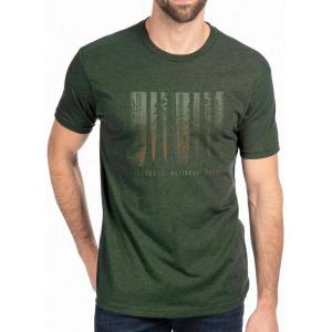 Black Lantern National Park T-Shirt – Men’s Graphic Tee | Handmade Outdoor Nature Shirt | Casual Fit (S–XXL)(Redwood)