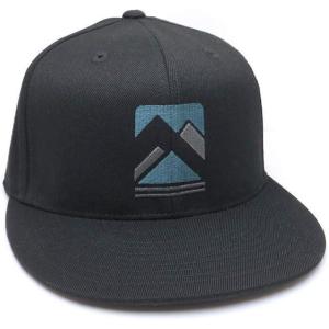 Black Lantern Snapback Hat – Outdoor Nature Cap for Men, Curved Bill Pro Style Baseball Hat with Clean Modern Design(Rustic Range)