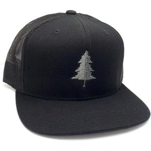 Black Lantern Trucker Hats for Men and Women – Trendy Mens Snapback, Trucker & Baseball Caps – Split Tree – Black Mesh Trucker Hat – Hats for Hiking Camping and Travel Aesthetic Headwear