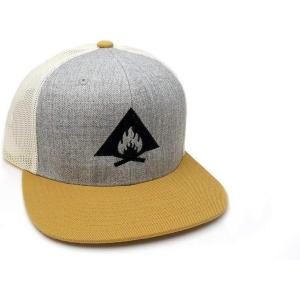 Trucker Hats by Black Lantern – Bonfire Three Tone Trucker Cap with Mesh Back