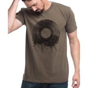Black Lantern Music Graphic T-Shirt – Handmade Band & Musician Gift Tee | Screen Printed Men’s Casual Fit Shirt (S–XXL)(Vinyl Record Roots)